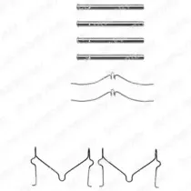 Комплектующие, колодки дискового тормоза DELPHI купить