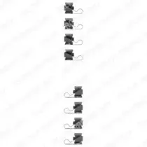 Комплектующие, колодки дискового тормоза DELPHI купить