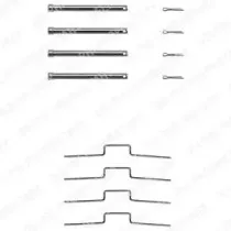 Комплектующие, колодки дискового тормоза DELPHI купить