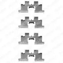 Комплектующие, колодки дискового тормоза DELPHI купить