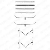 Комплектующие, колодки дискового тормоза DELPHI купить