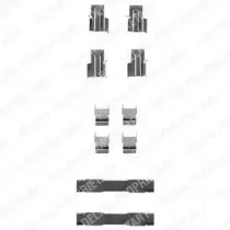 Комплектующие, колодки дискового тормоза DELPHI купить