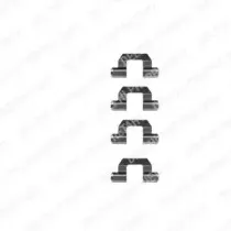 Комплектующие, колодки дискового тормоза DELPHI купить