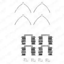 Комплектующие, колодки дискового тормоза DELPHI купить