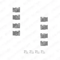 Комплектующие, колодки дискового тормоза DELPHI купить