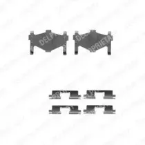 Комплектующие, колодки дискового тормоза DELPHI купить