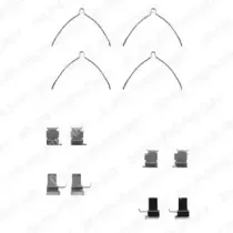 Комплектующие, колодки дискового тормоза DELPHI купить