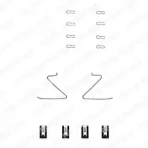 Комплектующие, колодки дискового тормоза DELPHI купить