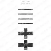 Комплектующие, колодки дискового тормоза DELPHI купить