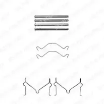 Комплектующие, колодки дискового тормоза DELPHI купить