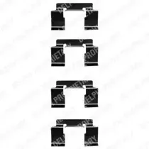 Комплектующие, колодки дискового тормоза DELPHI купить