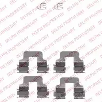 Комплектующие, колодки дискового тормоза DELPHI купить