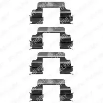 Комплектующие, колодки дискового тормоза DELPHI купить