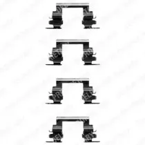 Комплектующие, колодки дискового тормоза DELPHI купить