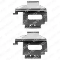 Комплектующие, колодки дискового тормоза DELPHI купить