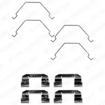 Комплектующие, колодки дискового тормоза DELPHI купить
