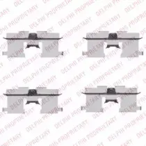 Комплектующие, колодки дискового тормоза DELPHI купить