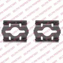 Комплектующие, колодки дискового тормоза DELPHI купить