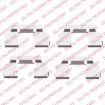 Комплектующие, колодки дискового тормоза DELPHI купить