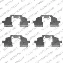 Комплектующие, колодки дискового тормоза DELPHI купить