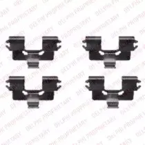 Комплектующие, колодки дискового тормоза DELPHI купить