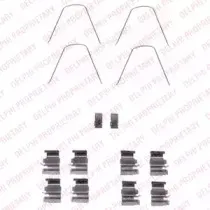 Комплектующие, колодки дискового тормоза DELPHI купить