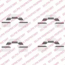 Комплектующие, колодки дискового тормоза DELPHI купить