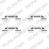 Комплектующие, колодки дискового тормоза DELPHI купить