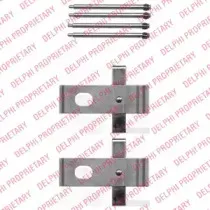 Комплектующие, колодки дискового тормоза DELPHI купить