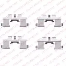 Комплектующие, колодки дискового тормоза DELPHI купить