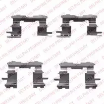 Комплектующие, колодки дискового тормоза DELPHI купить