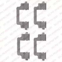 Комплектующие, колодки дискового тормоза DELPHI купить