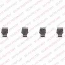 Комплектующие, колодки дискового тормоза DELPHI купить