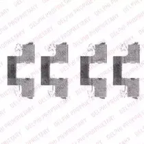 Комплектующие, колодки дискового тормоза DELPHI купить