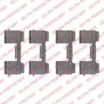 Комплектующие, колодки дискового тормоза DELPHI купить