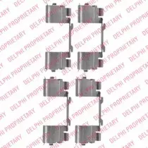 Комплектующие, колодки дискового тормоза DELPHI купить