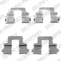 Комплектующие, колодки дискового тормоза DELPHI купить