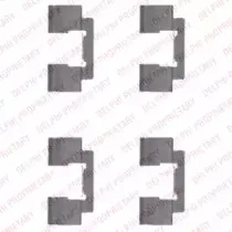 Комплектующие, колодки дискового тормоза DELPHI купить