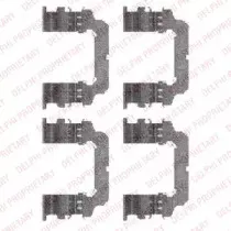 Комплектующие, колодки дискового тормоза DELPHI купить
