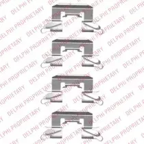 Комплектующие, колодки дискового тормоза DELPHI купить