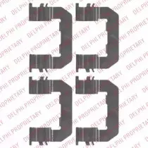 Комплектующие, колодки дискового тормоза DELPHI купить