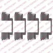 Комплектующие, колодки дискового тормоза DELPHI купить