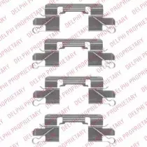 Комплектующие, колодки дискового тормоза DELPHI купить