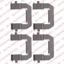 Комплектующие, колодки дискового тормоза DELPHI купить