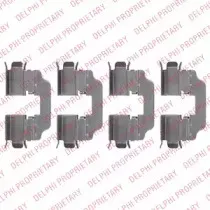 Комплектующие, колодки дискового тормоза DELPHI купить