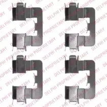 Комплектующие, колодки дискового тормоза DELPHI купить