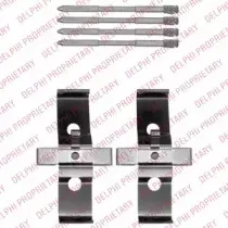 Комплектующие, колодки дискового тормоза DELPHI купить