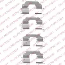 Комплектующие, колодки дискового тормоза DELPHI купить