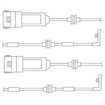 Контрольный контакт, контроль слоя тормозных колодок DELPHI купить