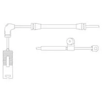 Контрольный контакт, контроль слоя тормозных колодок DELPHI купить